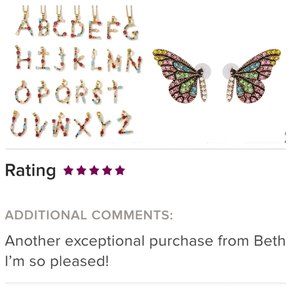 Butterfly Wings Rhinestone Stud Earrings Pastel Multi-color - Picture 5 of 17